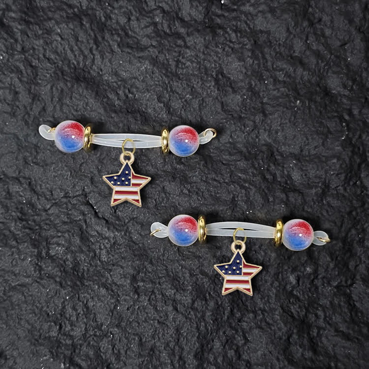 Striped Star Adjustable Nipple Clamp SM Accessories - Multicolor - 2 pack (one pair) - image 3