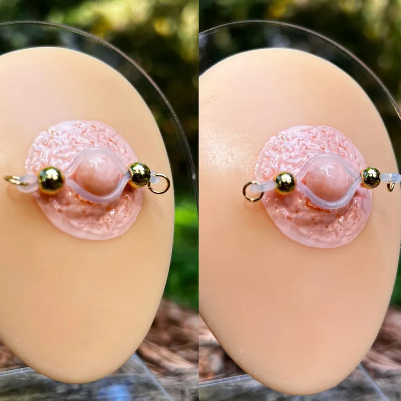 Gold Ball Silicone Adjustable Nipple Clamp Lingerie Accessories - image 4