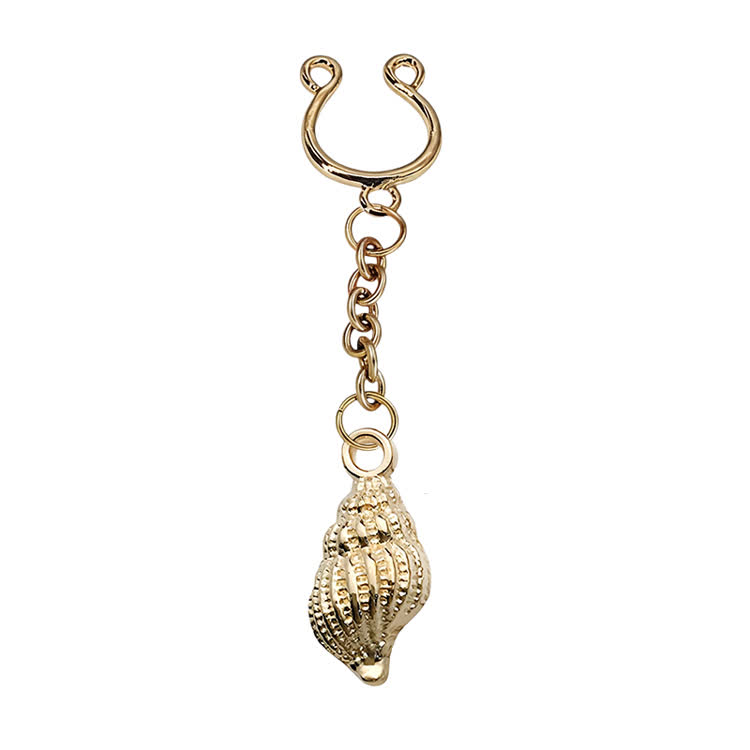 Seashell Chain Adjustable Nipple Clamp SM Accessories - Gold B - 2 pack (one pair) - image 4