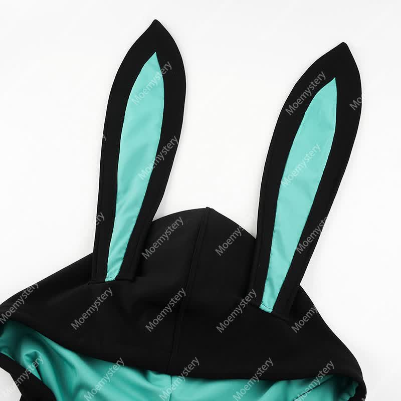Bunny Zipper Jumpsuit Lingerie - image 4