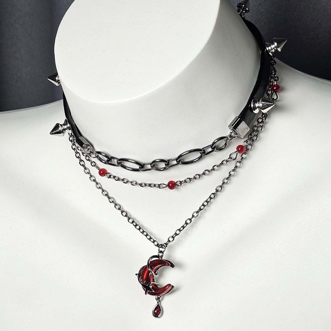 Blood Moon Chains Nipple Ring Adjustable Lingerie Accessories - image 4