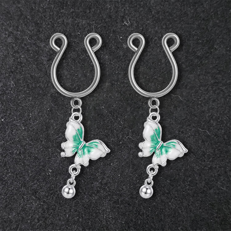 Butterfly Drop Adjustable Nipple Clamp SM Accessories - Green - 2 pack (one pair) - image 7