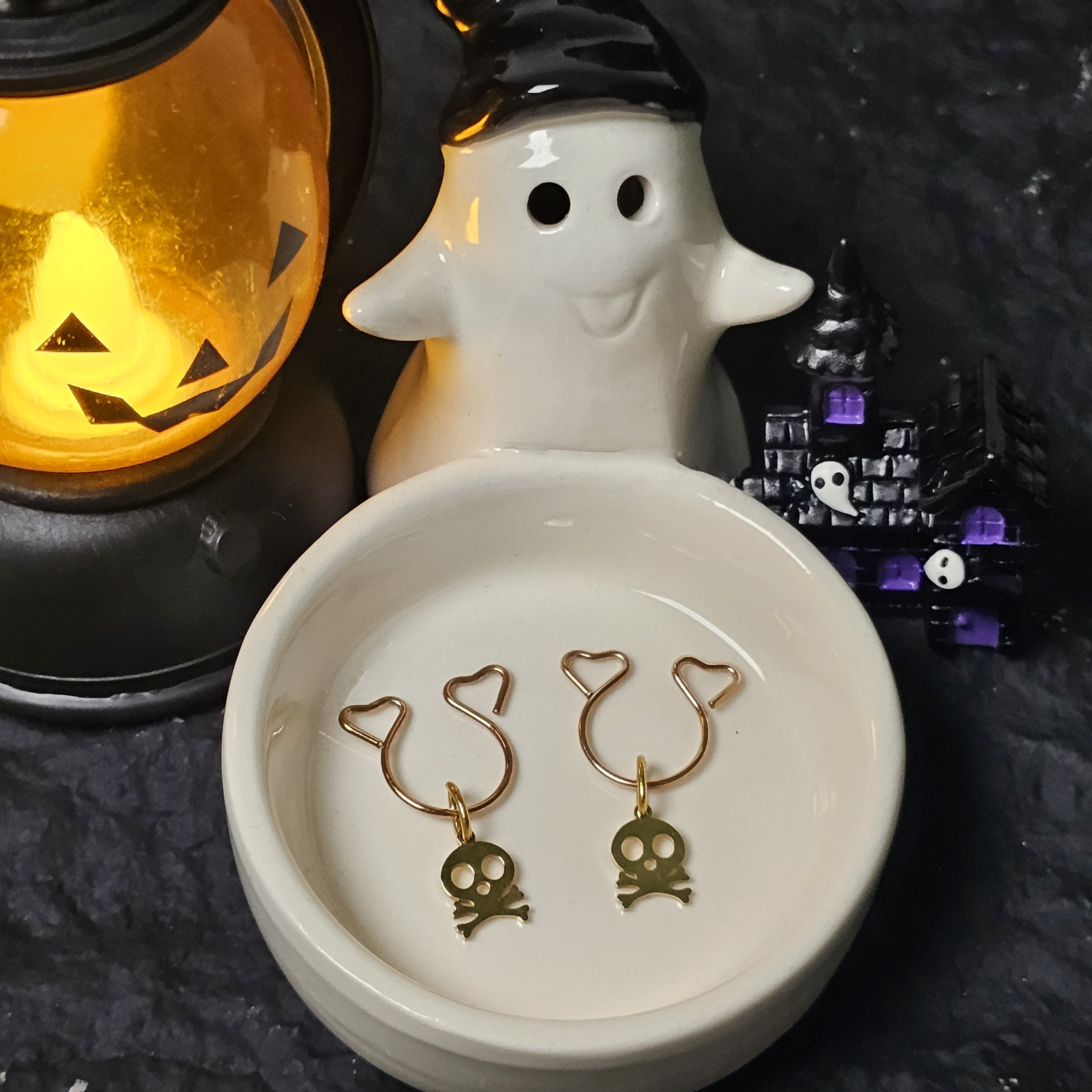 Halloween Gold-plated Pendan Nipple Ring Adjustable Lingerie Accessories - image 4