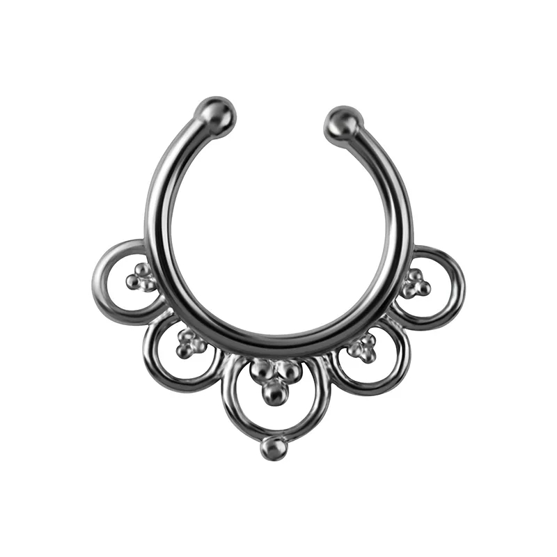 Non Piercing Floral Nipple Ring - image 5