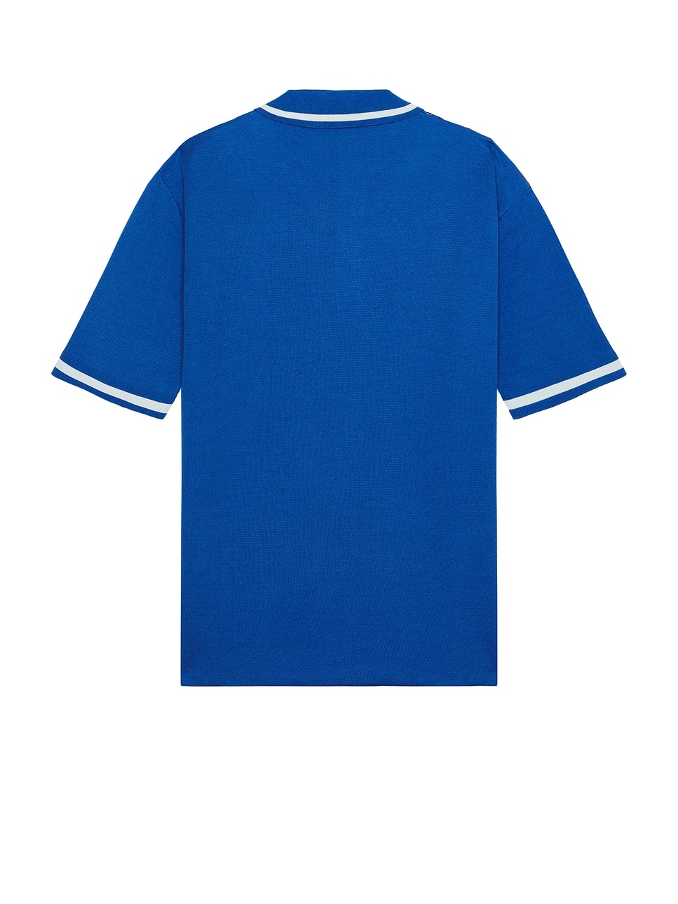 CONTRAST SLEEVE PLAID COTTON POLO