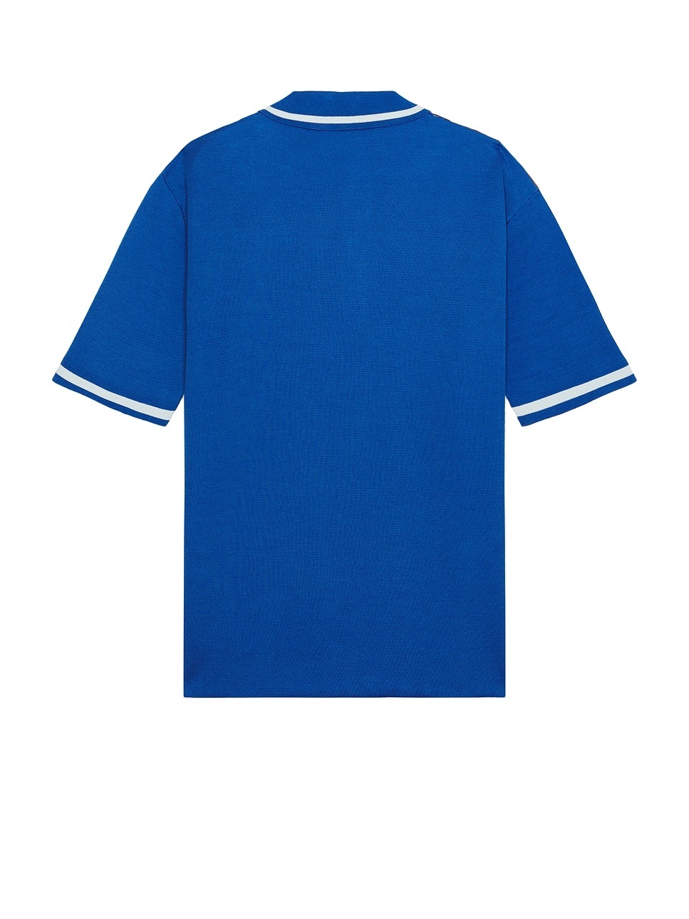 CONTRAST SLEEVE PLAID COTTON POLO