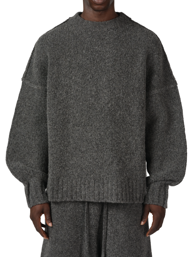 WOOL KNIT CREWNECK