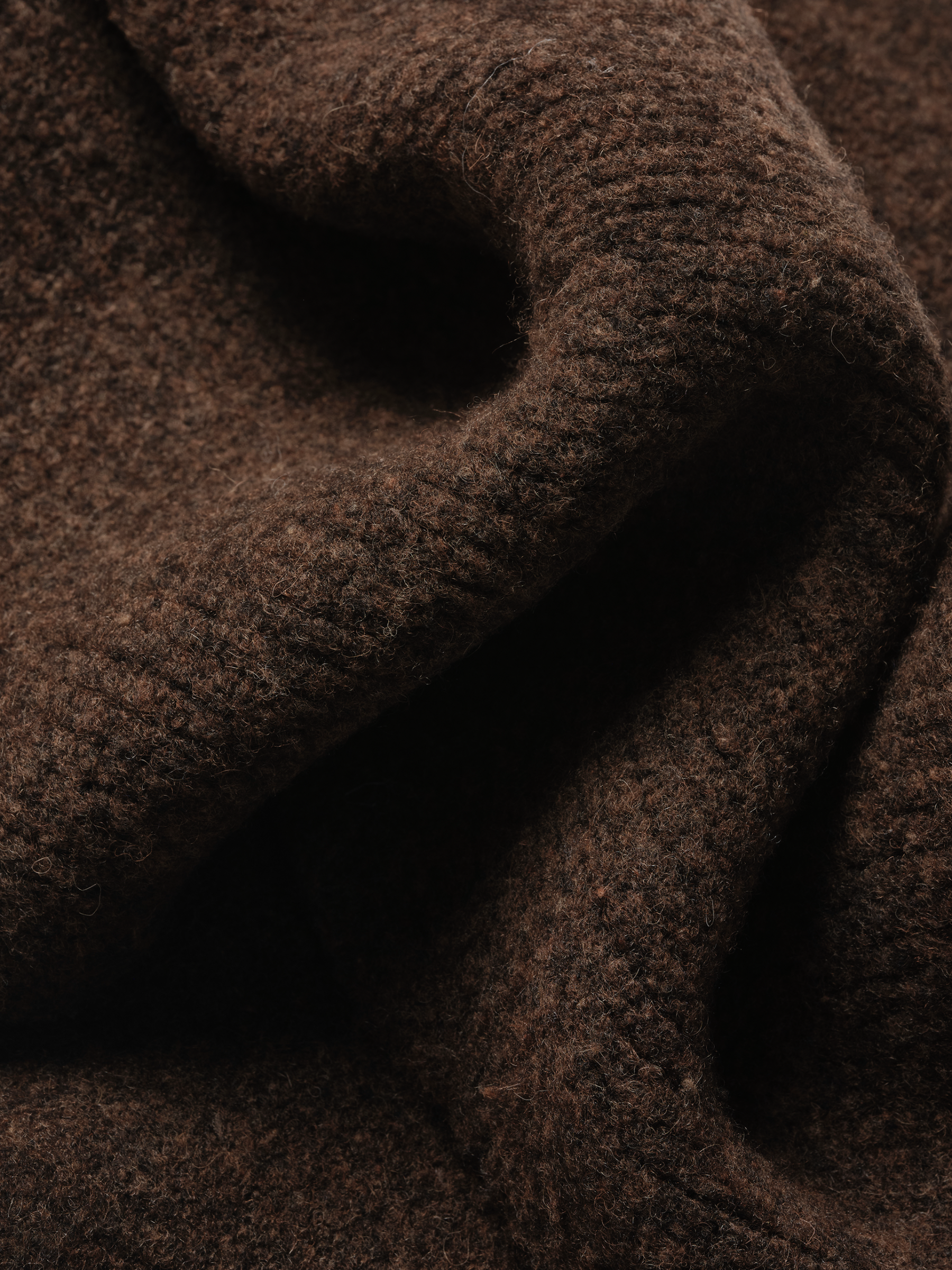 WOOL KNIT DUVET SCARF