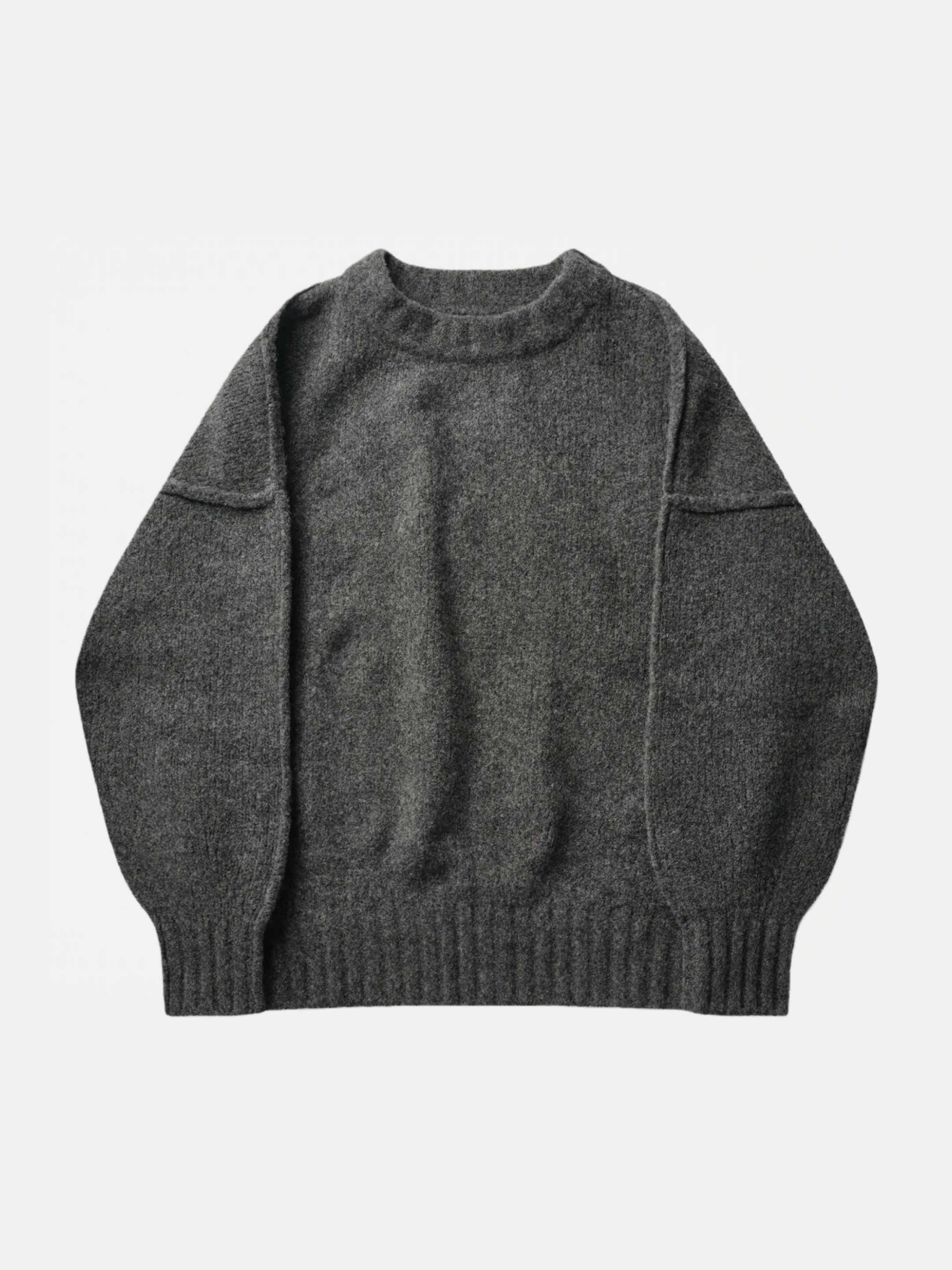 namigypsohila CrewNeck Knit KhakiGray Nike 24.7 ImpossiblySoft Women's Dri-FIT Oversized Crew-Neck Top