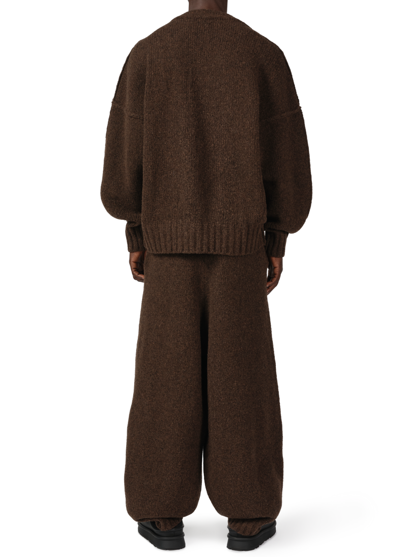 WOOL KNIT CUFF PANT