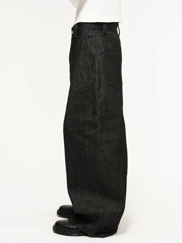 JAPANESE SELVEDGE  CURVED-LEGS JEANS