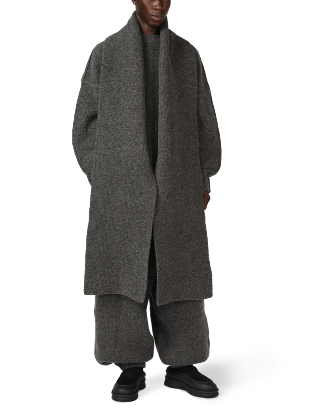 WOOL KNIT DUVET SCARF