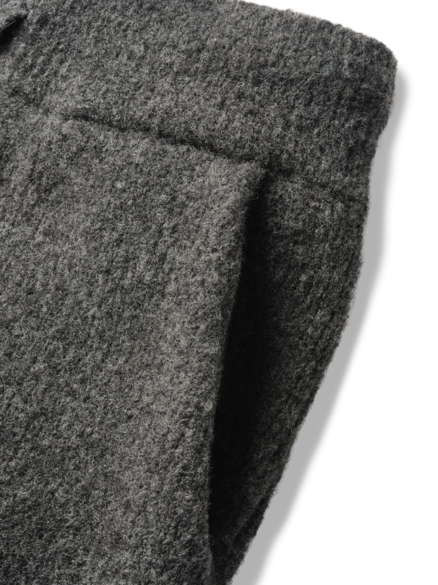 WOOL KNIT CUFF PANT