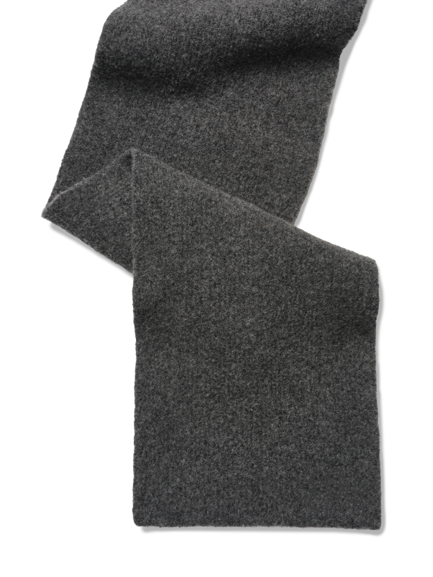 WOOL KNIT DUVET SCARF