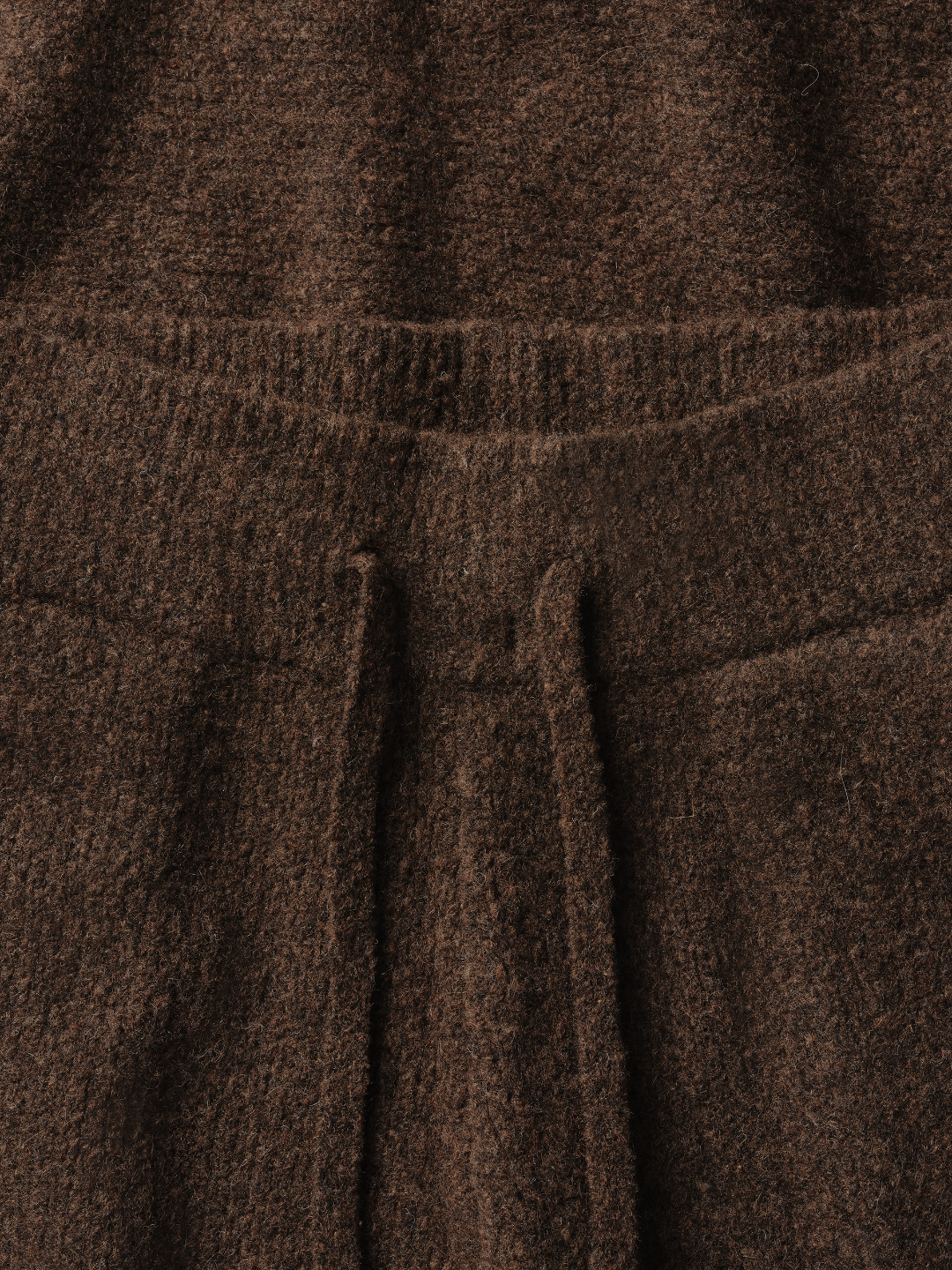 WOOL KNIT CUFF PANT