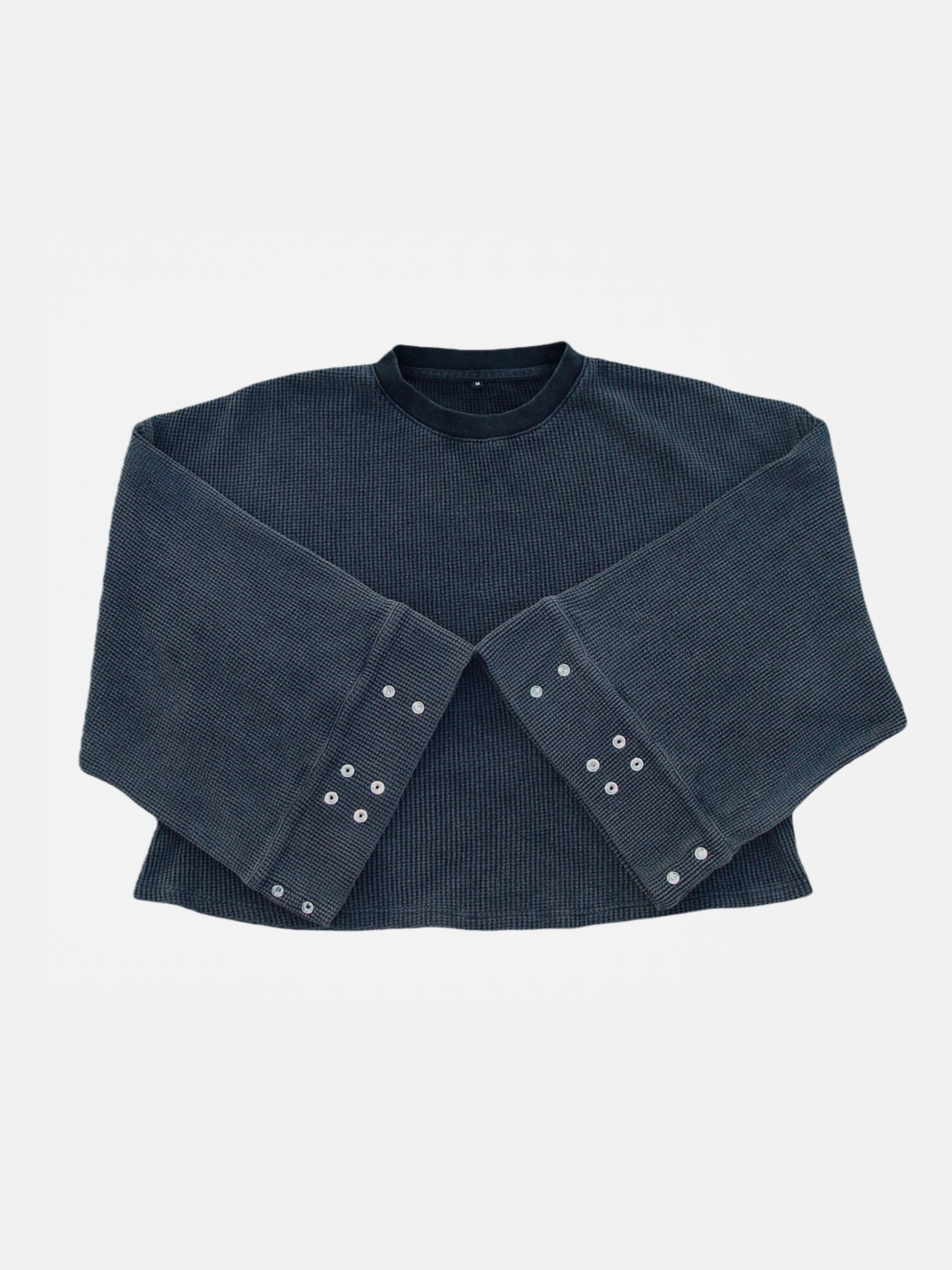 WIDE-CUFF WAFFLE LONG SLEEVE