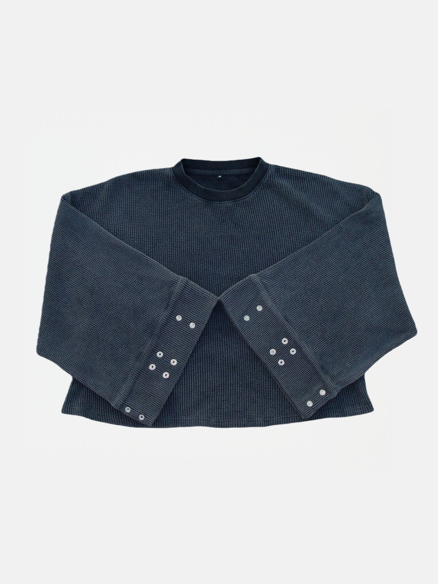 WIDE-CUFF WAFFLE LONG SLEEVE