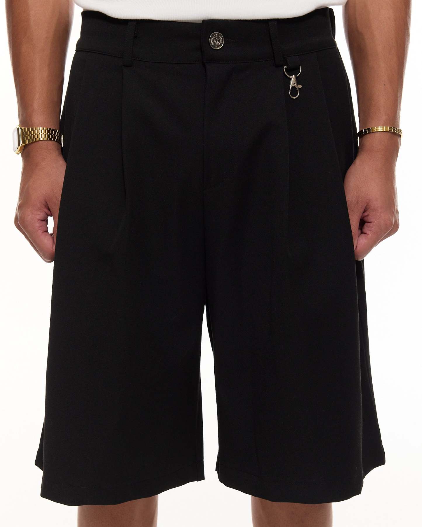 DUALSTASH PLEATED UTILITY SHORTS