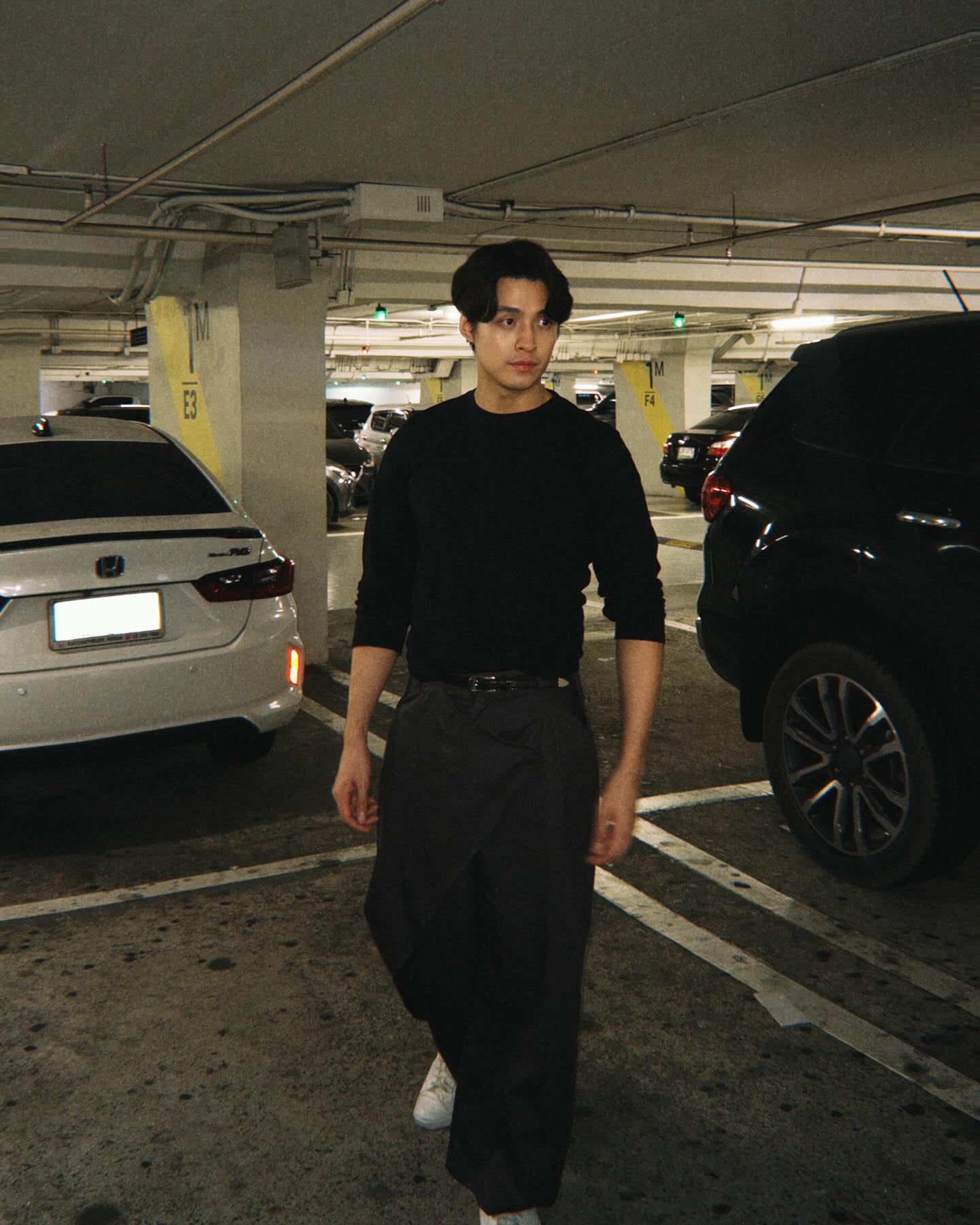 ASYMMETRICAL WRAP PANTS