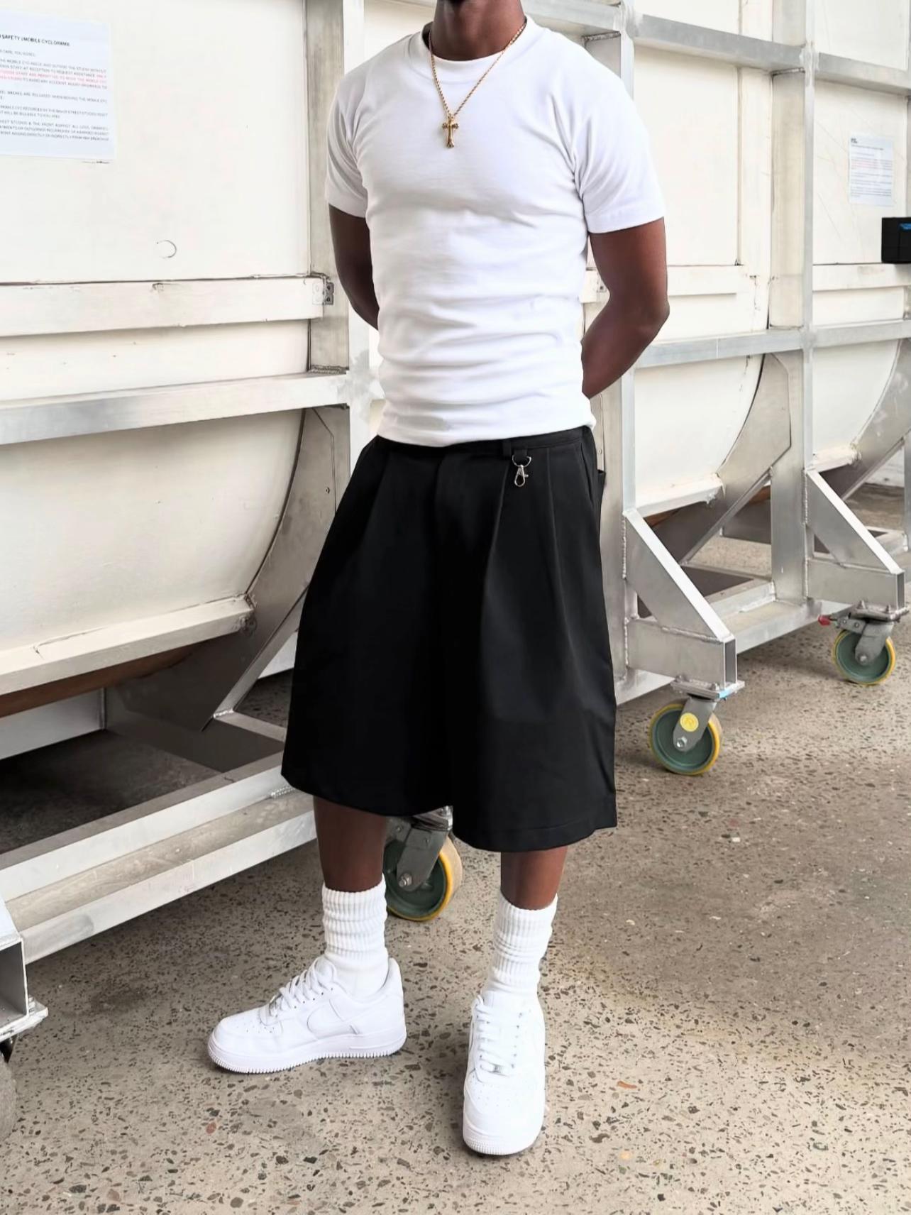 DUALSTASH PLEATED UTILITY SHORTS