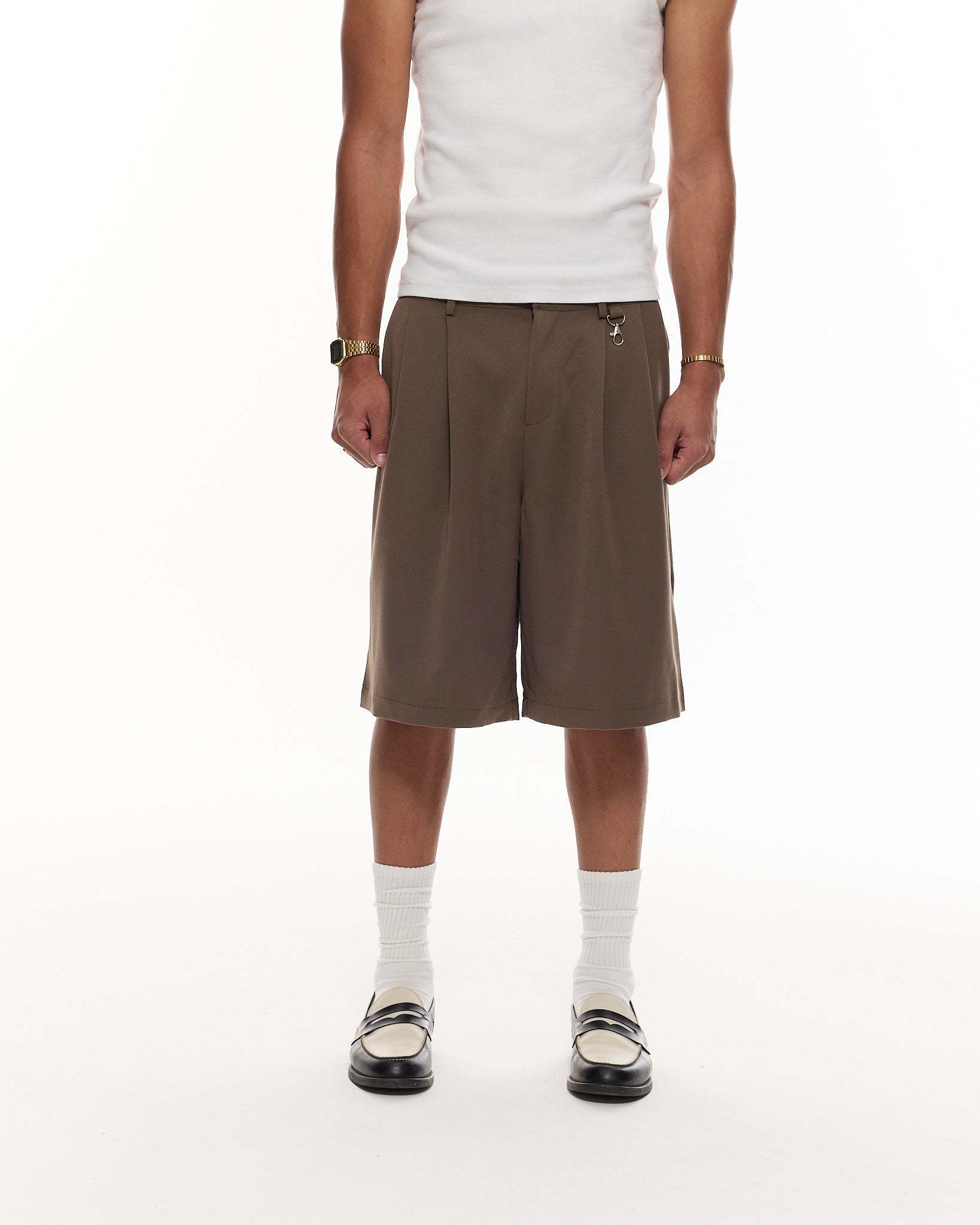 DUALSTASH PLEATED UTILITY SHORTS