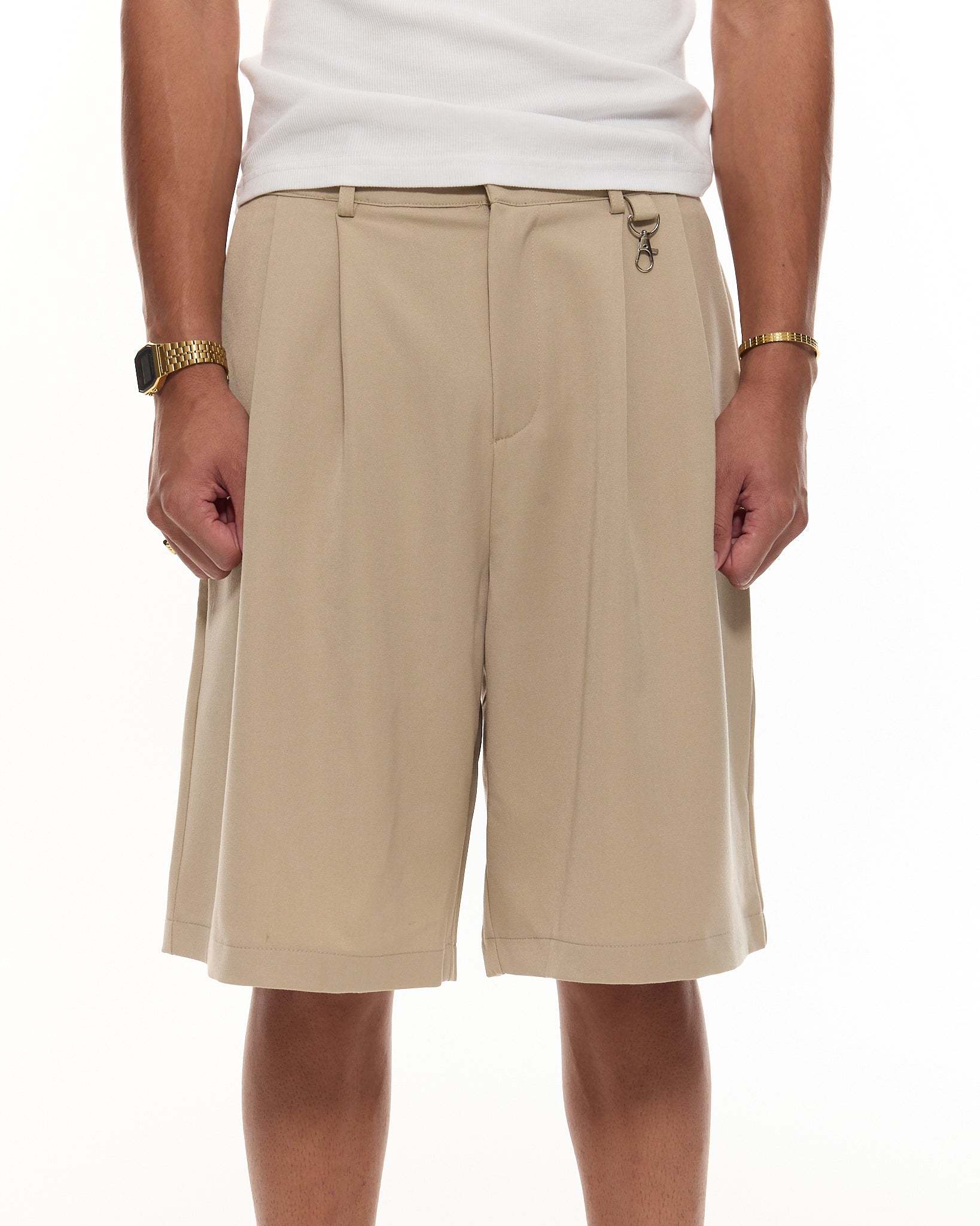 DUALSTASH PLEATED UTILITY SHORTS