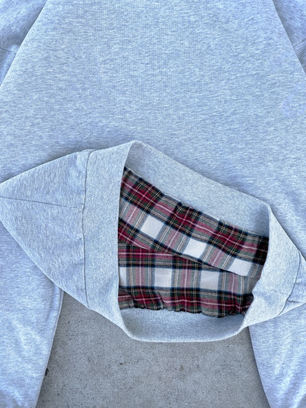 REVERSIBLE PLAID HOODIE