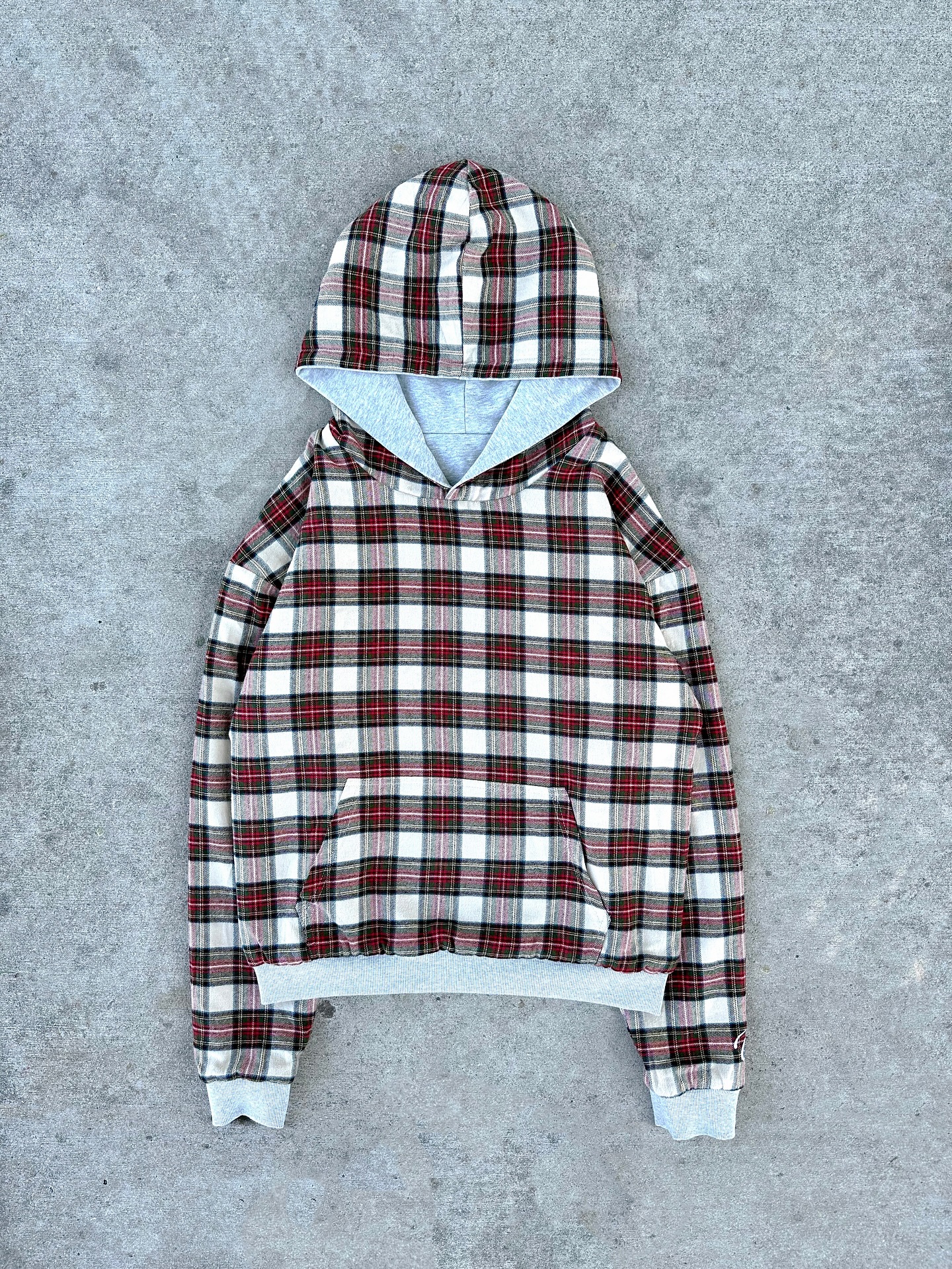 REVERSIBLE PLAID HOODIE