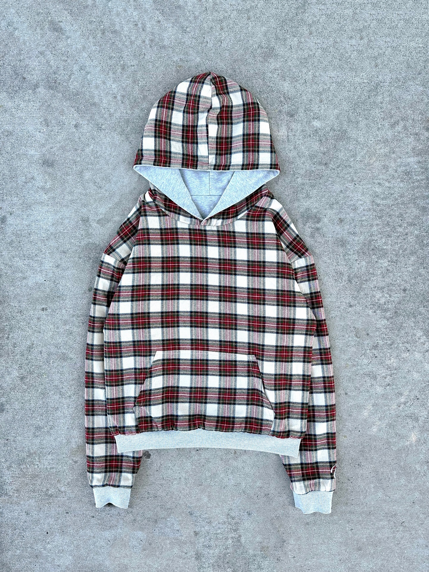 REVERSIBLE PLAID HOODIE