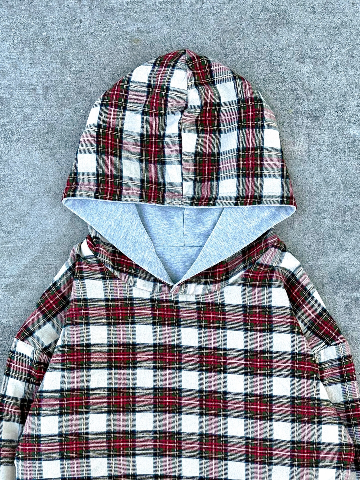 REVERSIBLE PLAID HOODIE