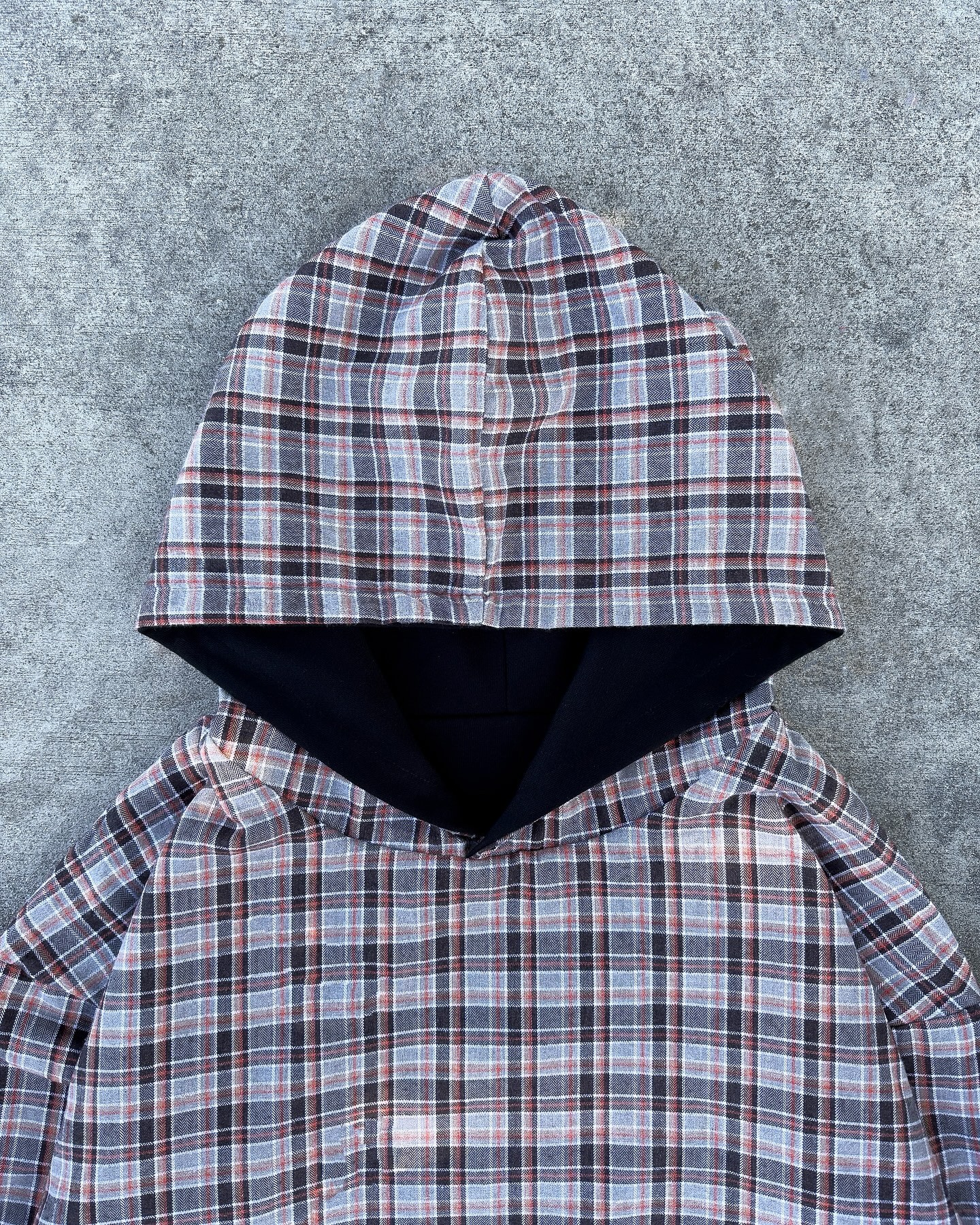 REVERSIBLE PLAID HOODIE