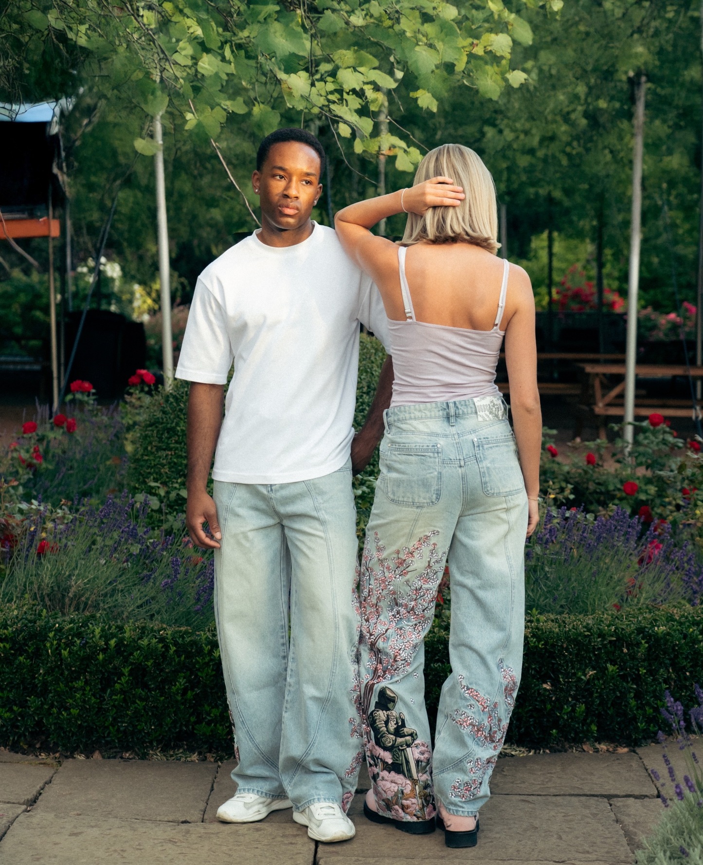 "LIFE IN BLOOM" JEANS