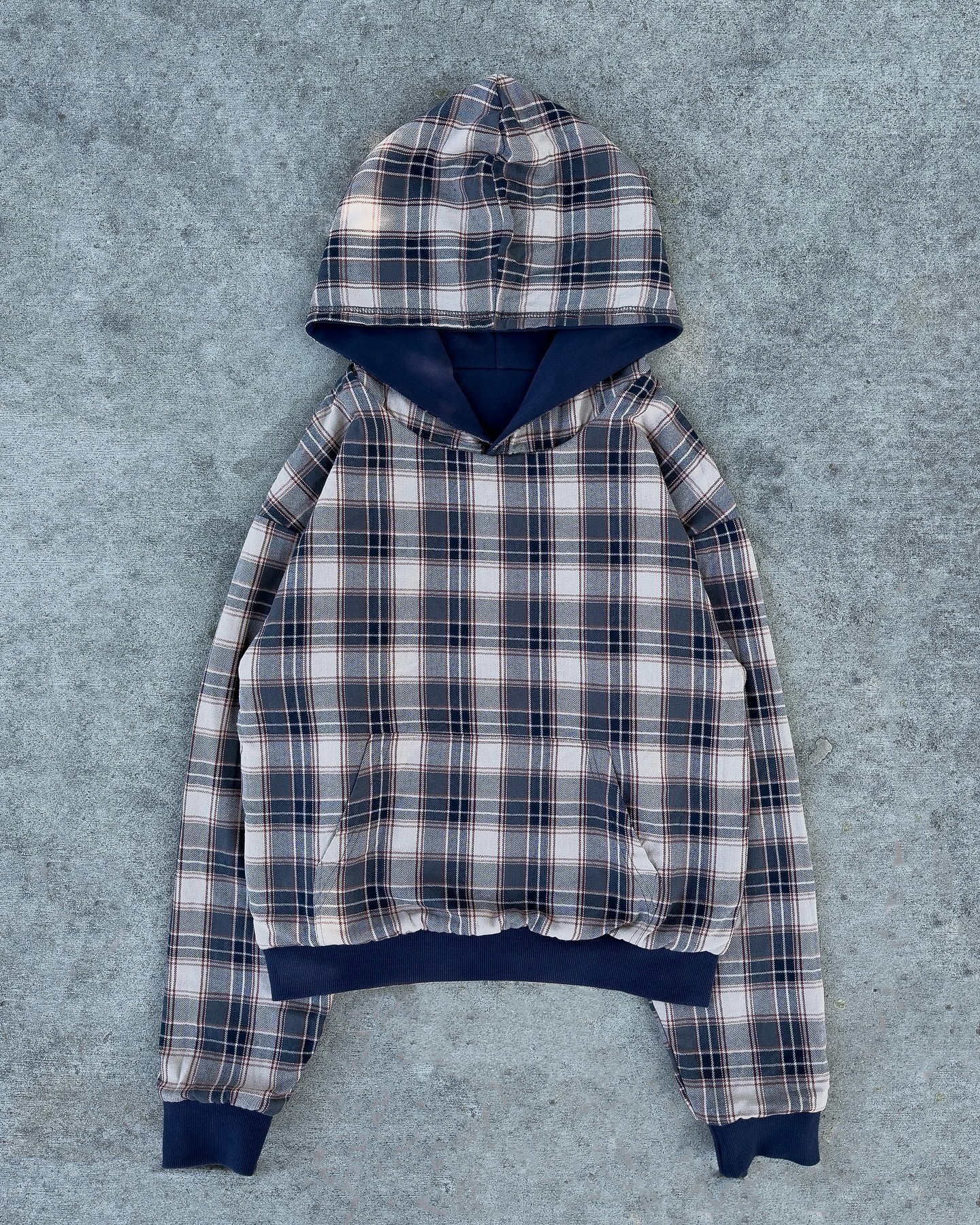 REVERSIBLE PLAID HOODIE
