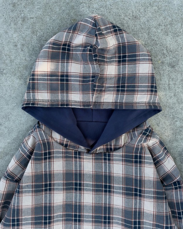 REVERSIBLE PLAID HOODIE