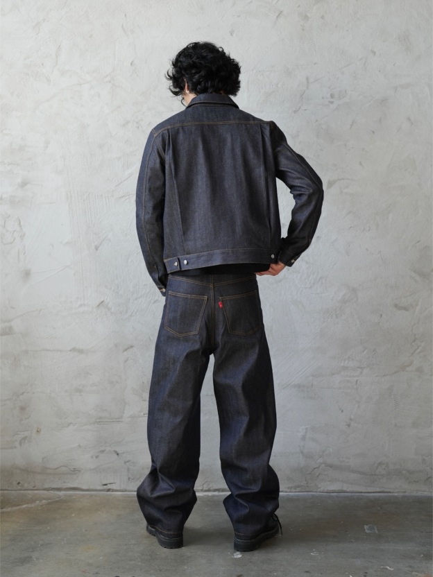 DARK INDIGO BAGGY JEANS