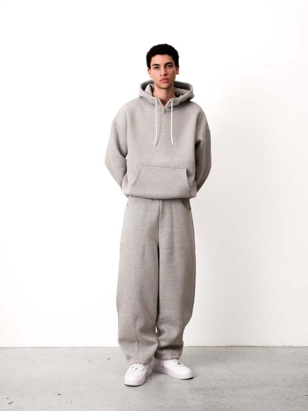 COZY TECH ZIP NECK HOODIE