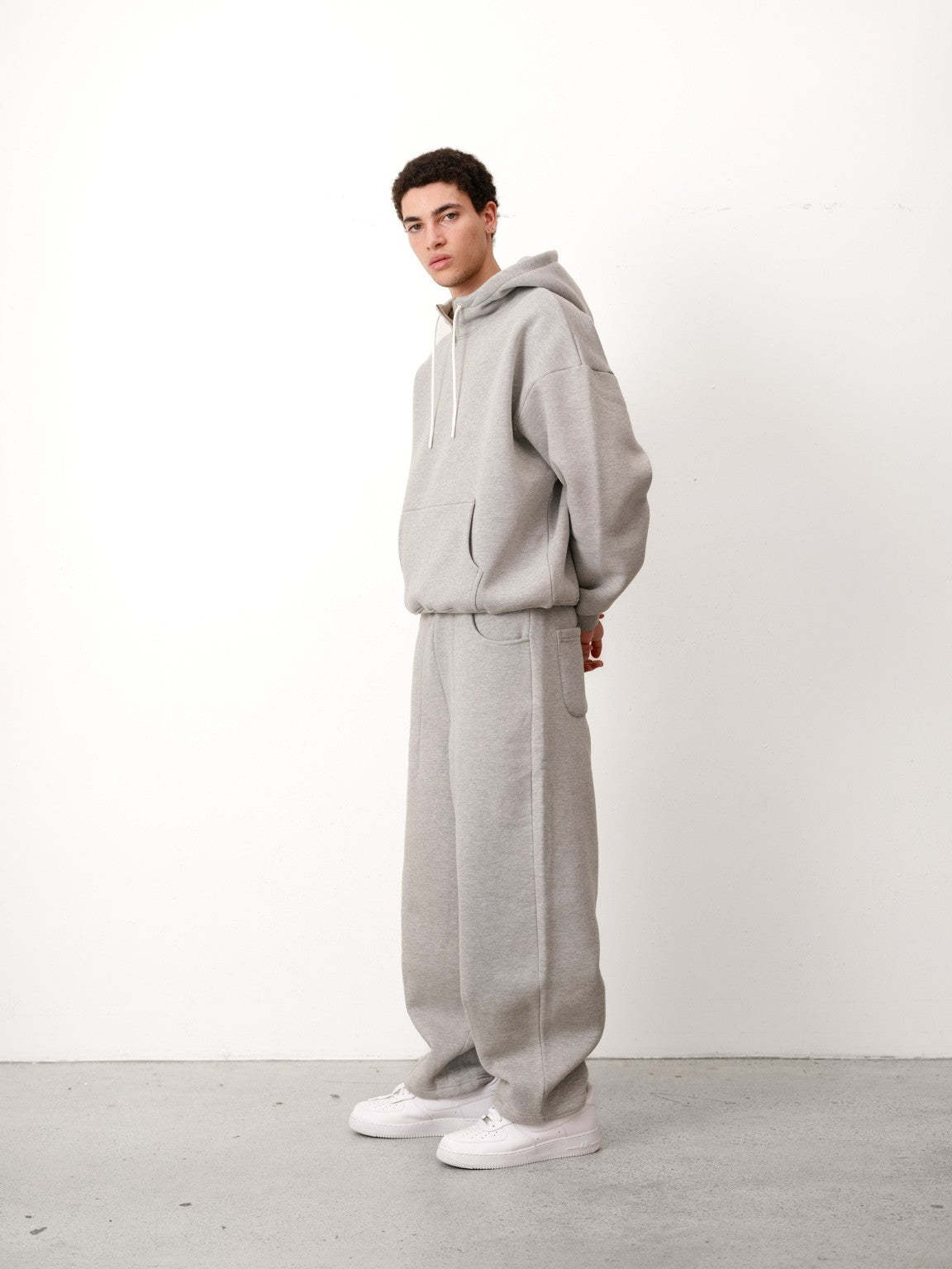 COZY TECH ZIP NECK HOODIE