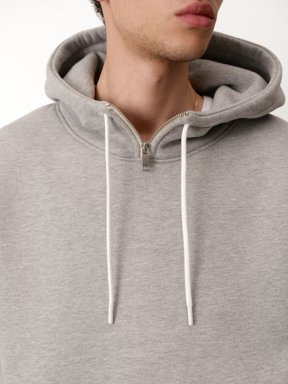 COZY TECH ZIP NECK HOODIE