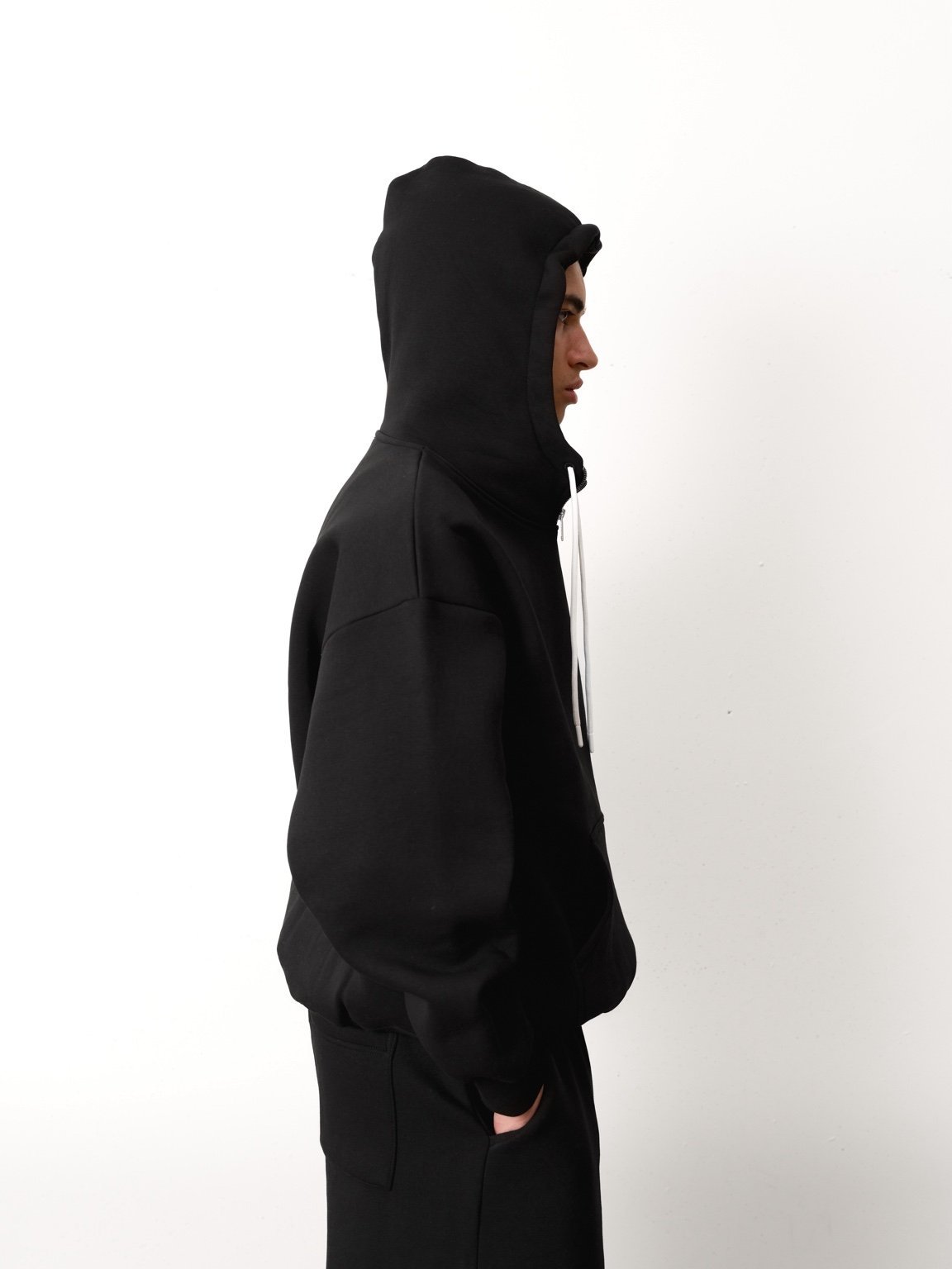 COZY TECH ZIP NECK HOODIE