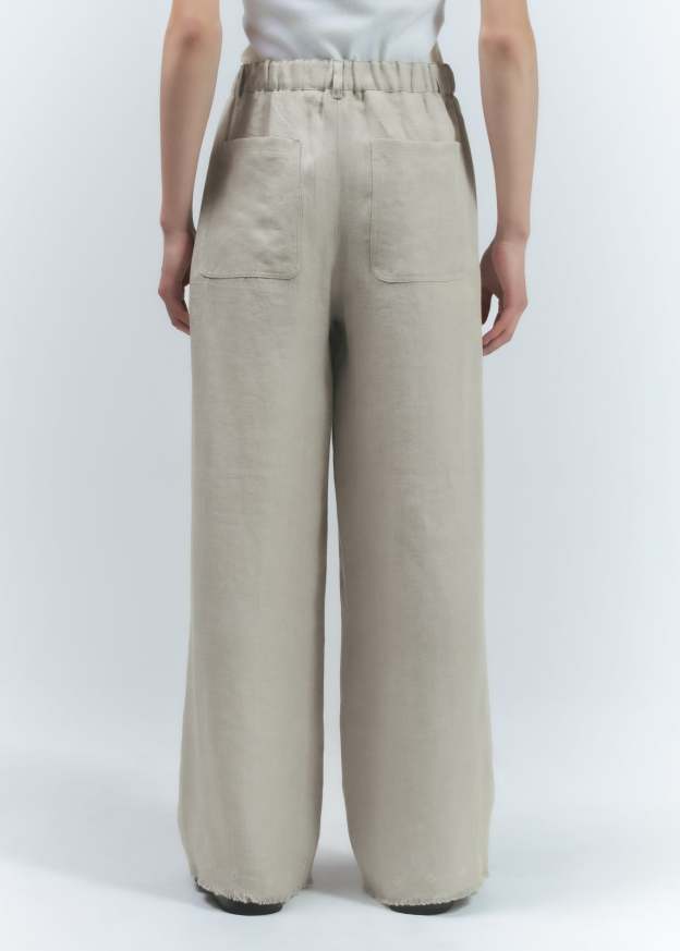 EDO LINEN PANTS | NATURAL