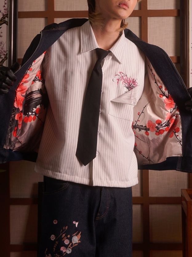 SAKURA DENIM JACKET