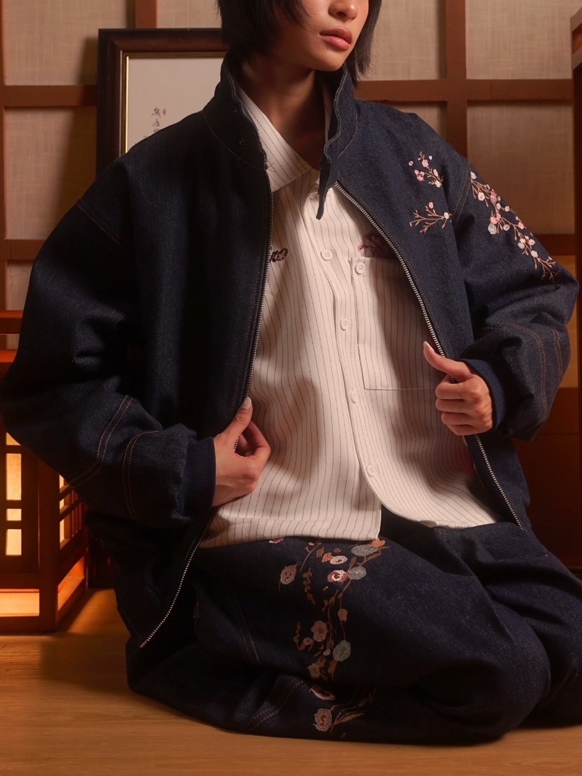 SAKURA DENIM JACKET