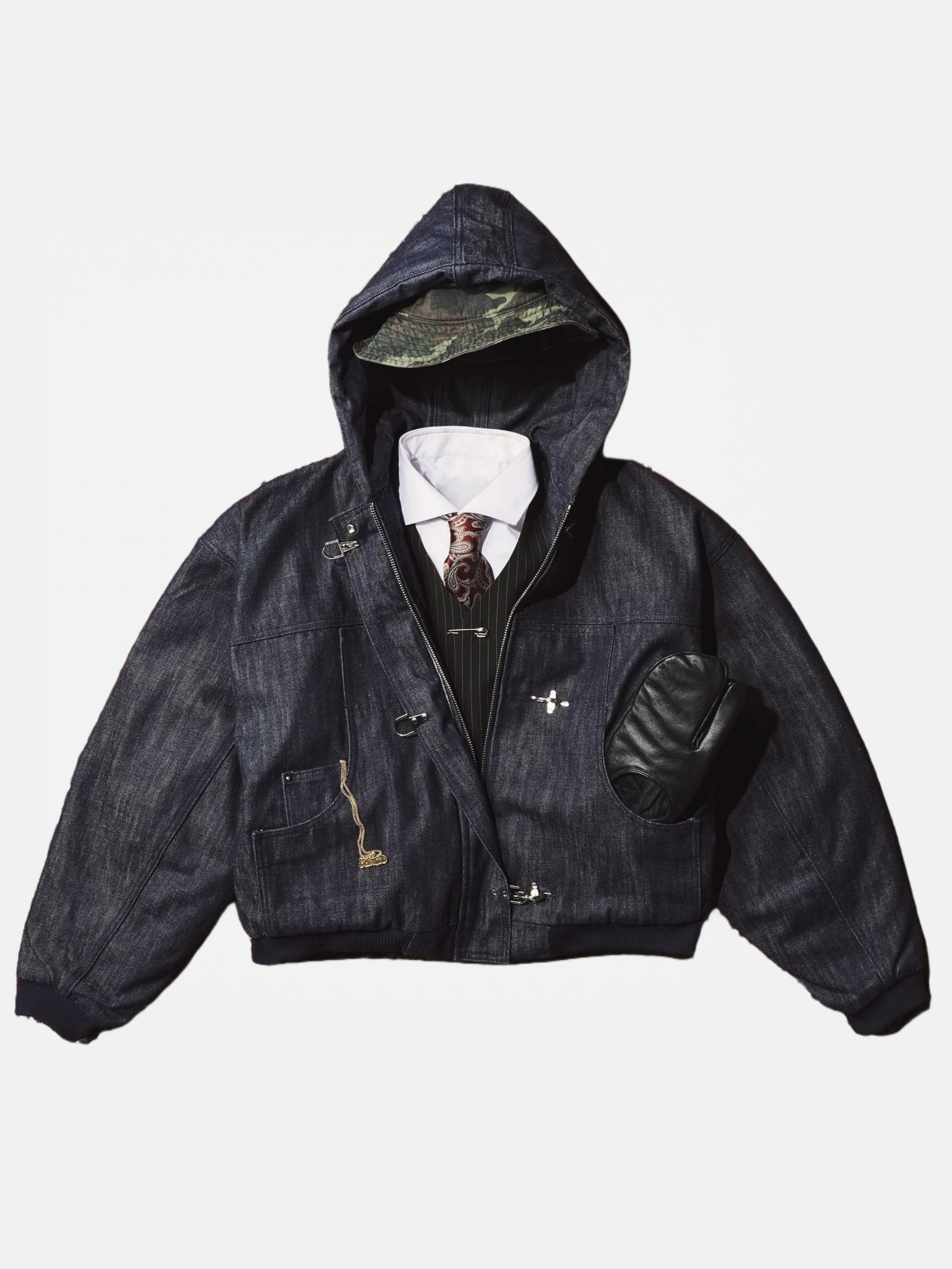 15OZ RAW JAPANESE DENIM CLASP JACKET