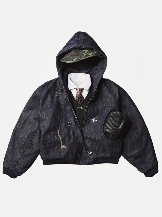 15OZ RAW JAPANESE DENIM CLASP JACKET