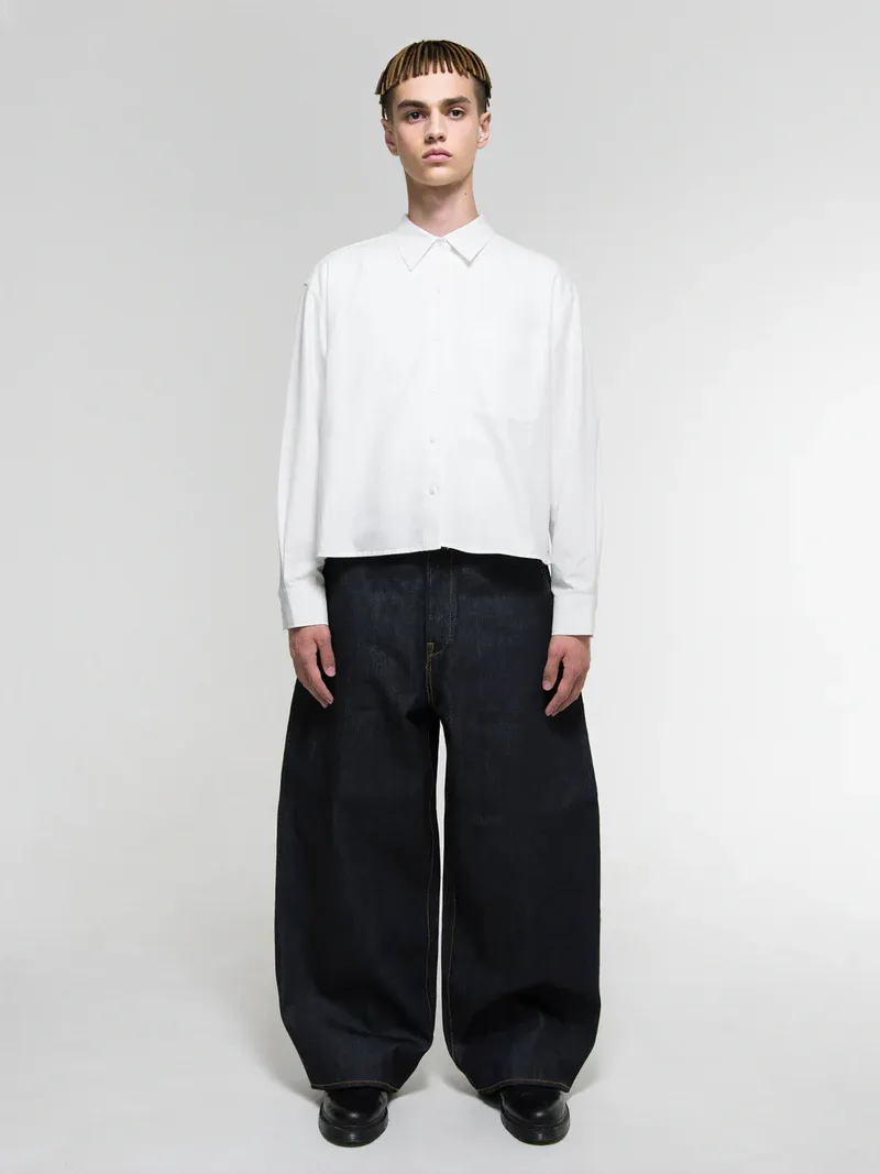 JAPANESE SELVEDGE  CURVED-LEGS JEANS