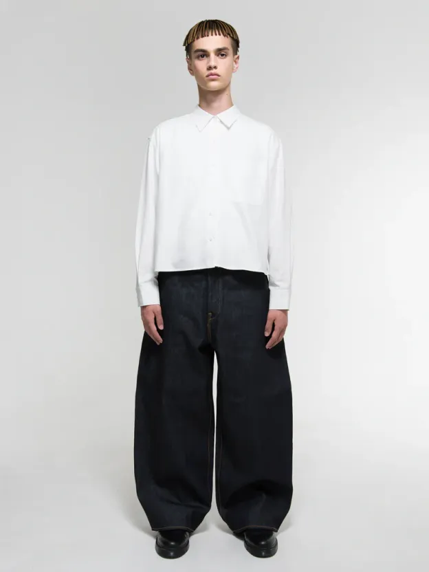 JAPANESE SELVEDGE  CURVED-LEGS JEANS