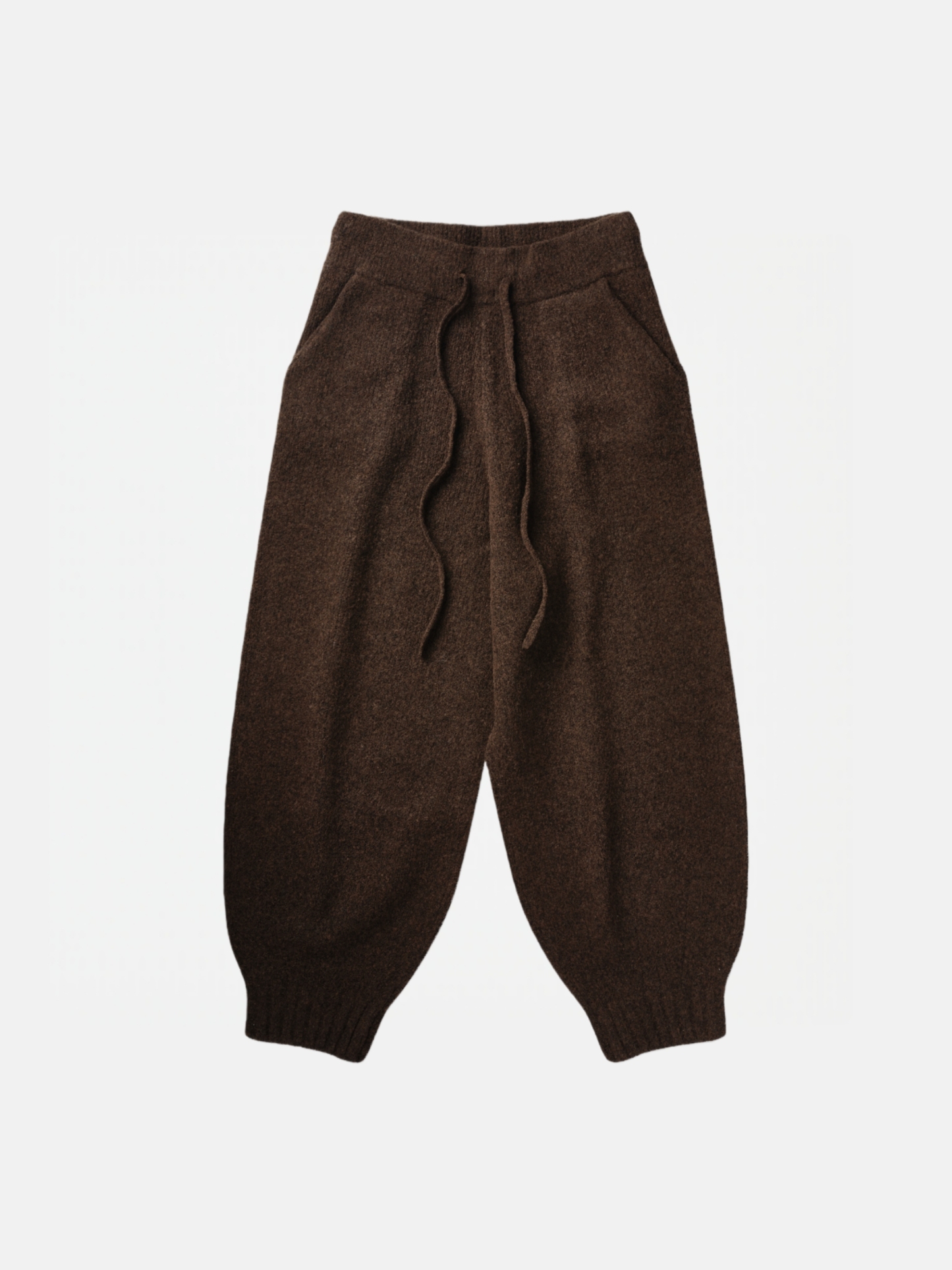 WOOL KNIT CUFF PANT