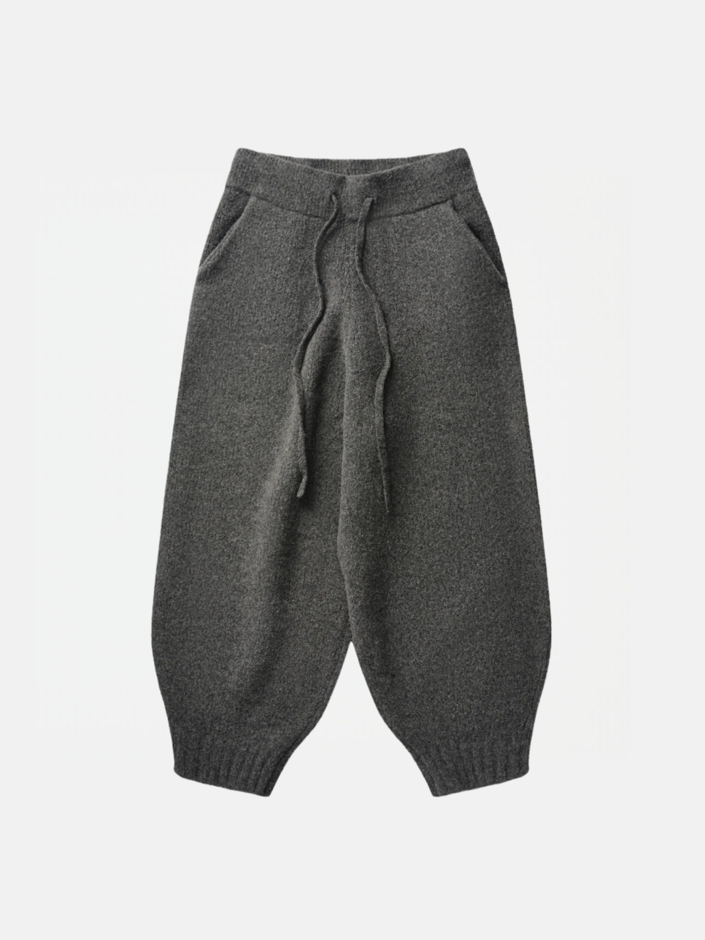 WOOL KNIT CUFF PANT