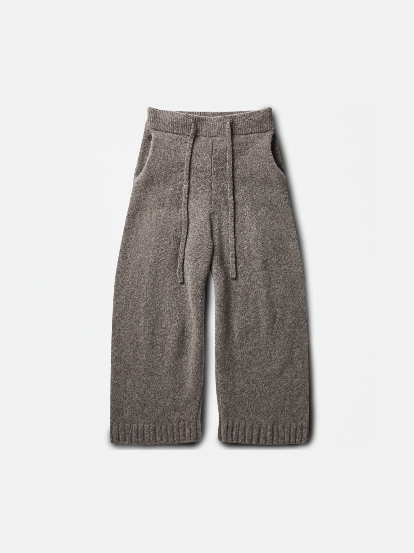 WOOL-KNIT PANTS