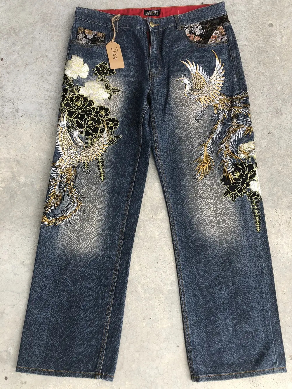 Japanese Bukkirabou Embroidered Jeans